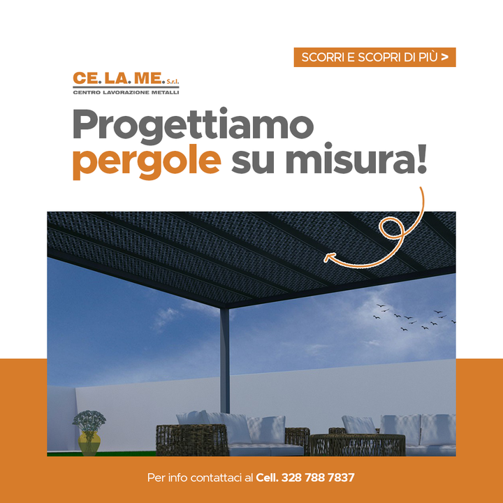 🔶 Progettiamo e realizziamo #pergole! 🔶