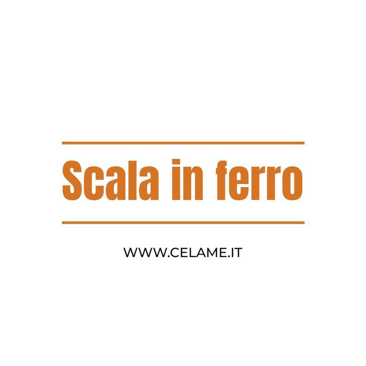 CE.LA.ME ha realizzato un #scala in #ferro verniciato a polvere con alloggio per rivestimento in legno.