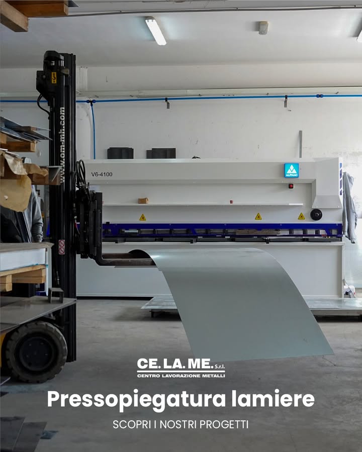 Affidabilità, potenza e flessibilità 👌🏻🛠️
Grazie al servizio di pressopiegatura lamiere,