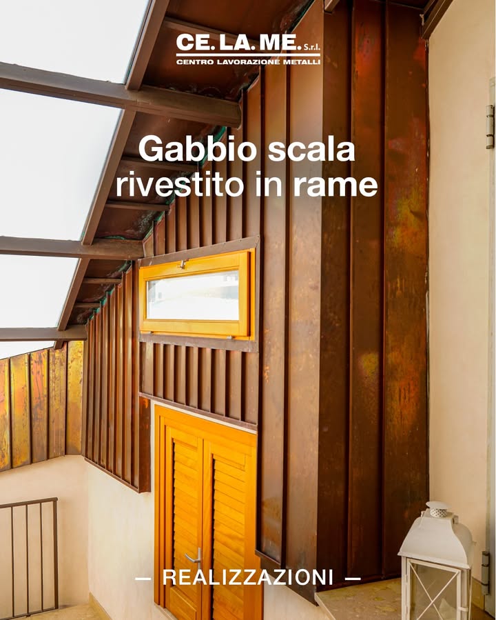 Luce, materia e riflessi caldi: il rame diventa design e