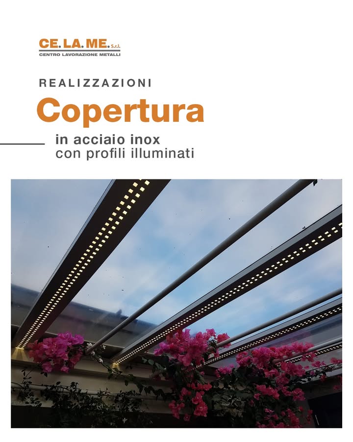 Una copertura che unisce estetica, funzionalità e luce ✨
Abbiamo realizzato